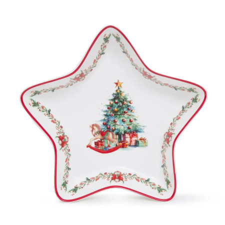 Блюдо фарфоровое 28 см New year арт. 14195