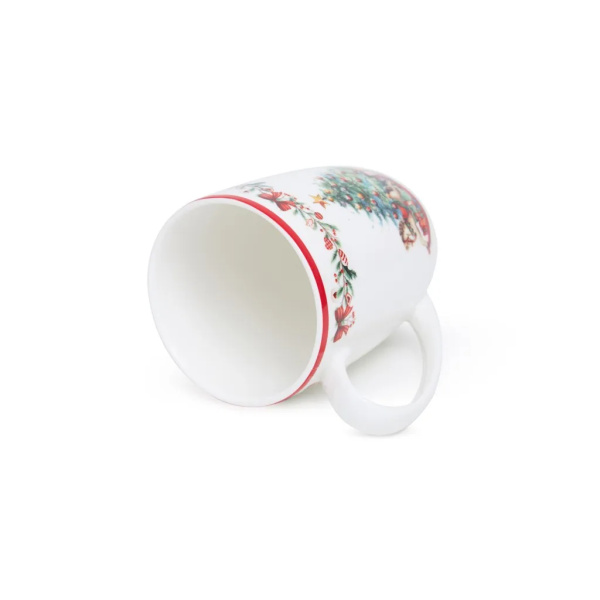 Кружка фарфоровая 400 мл New year арт. 14193